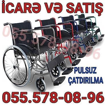 Tibbi maskalar: Məhsul: Manual əlil arabaları – icarə və satış - Müxtəlif modellər və — 1