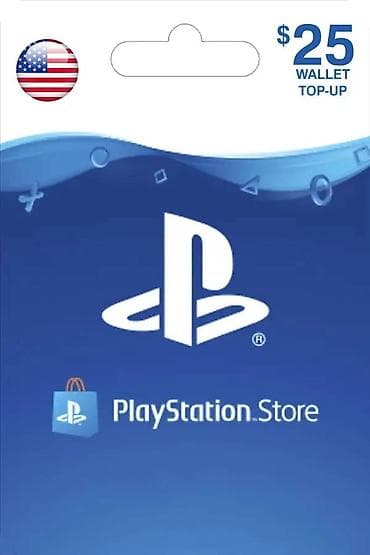 PlayStation Store Gift Card – 25 USD (ABŞ regionu) - Məbləğ: 25