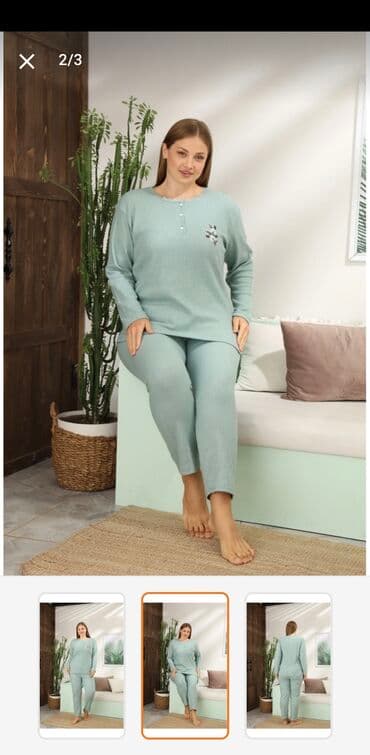 yuxarı çanaq qadın ətəkləri: Qadın ev geyim dəsti – iki hissəli yenidir, ölcu səhv olduğu ucun — 2