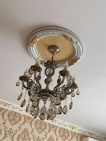 listir: Çılçıraq, 6 lampa, Metal — 1