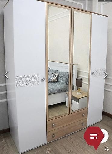 salon skaflari: İkinəfərlik çarpayı, Dolab — 2
