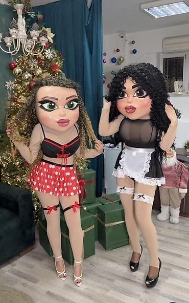 qar qız: Karnaval və tədbirlər üçün iri başlı kukla-maskot obrazları İki — 7