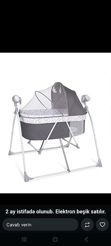 Oğlan və qız üçün, Dördbucaq, Beşik, Dəst ilə, Matras ilə, Yellənmə mexanizm ilə