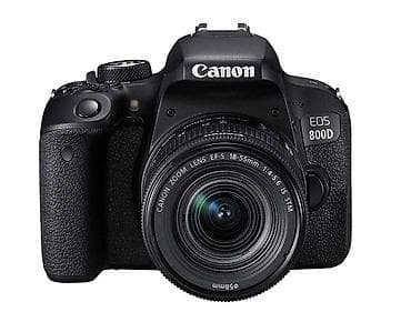 mini prosessor: Canon EOS 800D (Rebel T7i) DSLR fotoaparat + EF‑S 18‑55mm f/4‑5.6 IS — 1