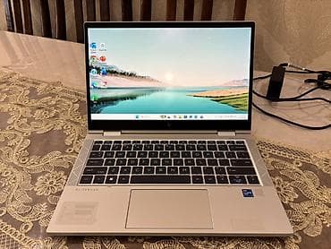 i5 prosessor: HP EliteBook x360 2-in-1 noutbuk - 13.3" toxunma ekranı, 360° menteşə — 2