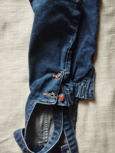 джинсовое платье для девочки: 1 yaşdan 2 yaşa qədər qızlar üçün cins yubka. əla vəziyyətdə istifadə — 3