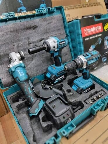 alət çantası: Yeni Drel dəsti, ədəd: 3, Drel-şurupaçan — 2