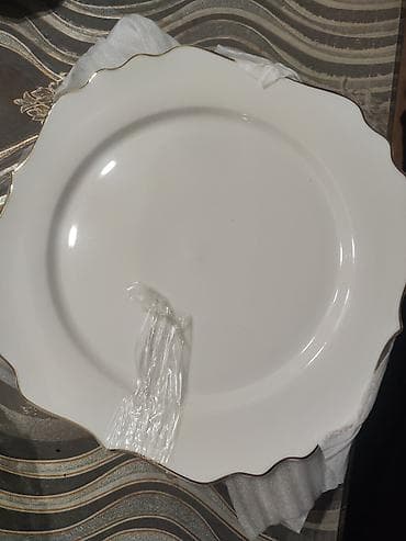 servislər: Nahar dəsti, rəng - Bej, Farfor, 12 nəfərlik — 3