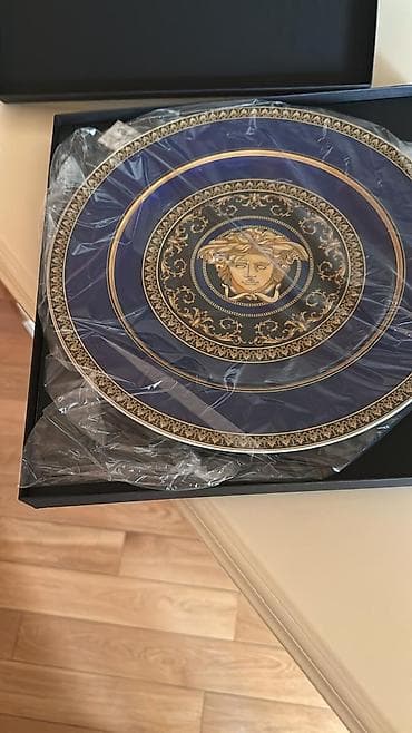 набор тарелок: Чайный набор, цвет - Синий, Фарфор, Versace — 3