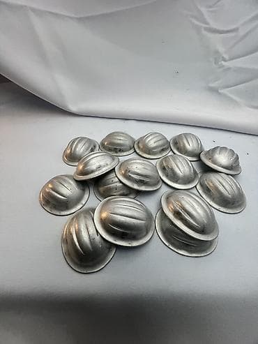 duru yaglar: Şirniyyət qəlibləri, rəng - Gümüşü, Metal, Oval — 1