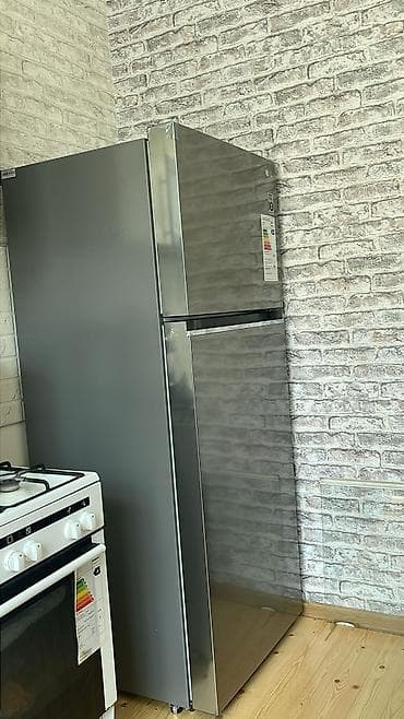 İşlənmiş 2 qapılı LG Soyuducu Satılır, rəng - Gümüşü, Təkərli