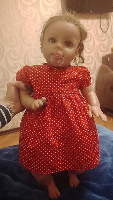 uşaq oyuncaqları: Realistik uşaq kuklası - Ölçü: təxminən 60–65 sm hündürlükdə, iri — 1