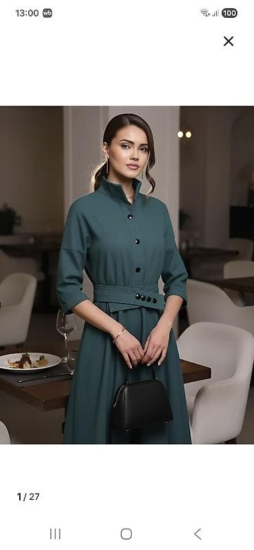 Новое платье с этикеткой, размер М, заказывала на WB, не подошло