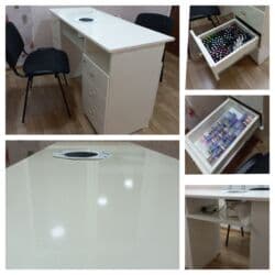 Sifarişlə digər mebel: Düz masa, Siyirməli, Polkalı, Parlaq laminat, Kredit yoxdur — 6