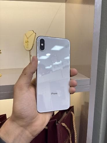 IPhone Xs Max, 64 GB, Gümüşü, Simsiz şarj, Face ID