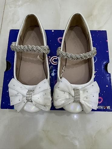 Rəng - Ağ Baletkalar, Skechers, Ölçü: 28, Qız üçün — 1