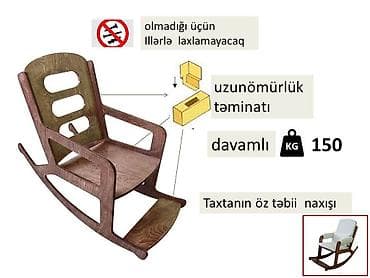 bag mebelleri: Yeni, Kreslo-kaçalka, Azərbaycan — 3