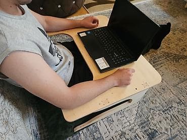 Kompüter masası, Qatlanan, Taxta, Dördbucaq masa — 7