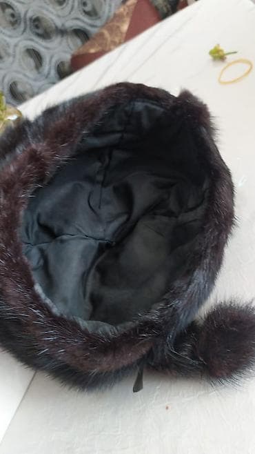 qadın xəz papaqları: Norka, xəz papaq, Yeni, rəng - Qəhvəyi, One size — 2