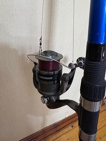 Охота и рыбалка: Balıqçılıq üçün 2 ədəd spininq dəsti 1) Dəst 1 - Qamış: Shimano — 3