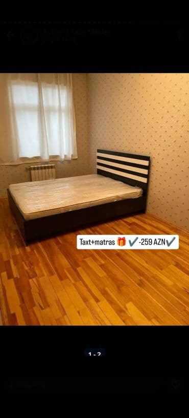 i̇ki mərtəbəli çarpayı: Təknəfərlik çarpayı, Bazasız, Matras ilə, Siyirməsiz — 10