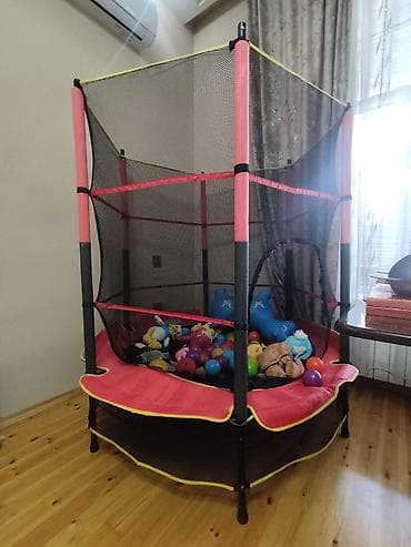 step platforma: Uşaq üçün təhlükəsiz mini batut - Tip: Evdaxili (mini) batut — 1