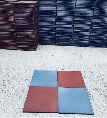 Dekorativ divar panelləri: Rezin yer örtüyü 1kv.m — 3