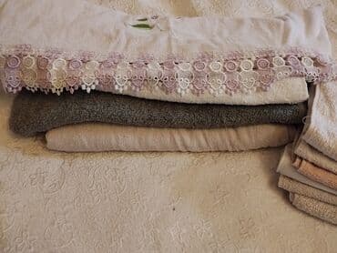 ağ qızılgül: VMəhsul: Dekorlu dəsmal dəsti - Növlər: Hamam və əl dəsmalları — 8