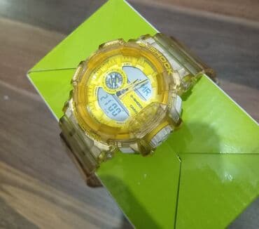 elektron sigaretler: İşlənmiş, Qol saatı, Casio, rəng - Sarı — 2