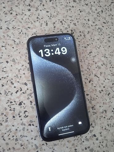 ucuz telefonlar iphone: IPhone 15 Pro, 512 GB, Mavi, Face ID — 1