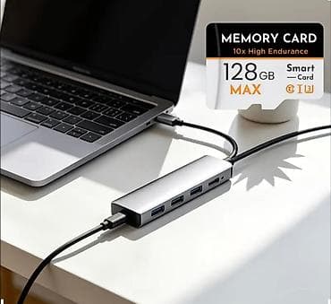 it mikro: Mikro kart 128gb Memory Card MicroSDXC Kartı Adapter ilə 128GB UHS-I — 3
