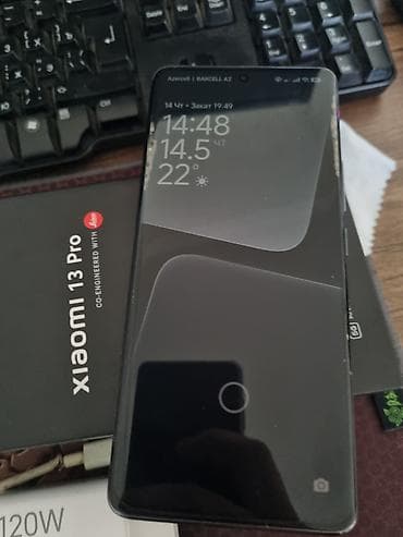 note 14 pro: Xiaomi 13 Pro, 512 GB, rəng - Qara, 
 Sensor, Barmaq izi, İki sim kartlı — 9