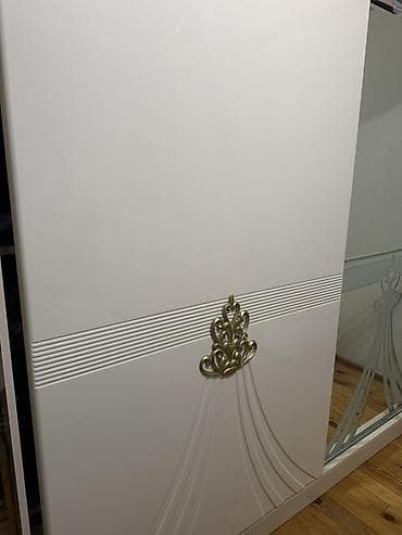 qapi otag: Krem rəngli sürgülü qapılı dolab - Klassik-modern dizayn: ön paneldə — 2