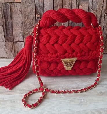 qaşlı canta: Çantalar toxumalar — 9