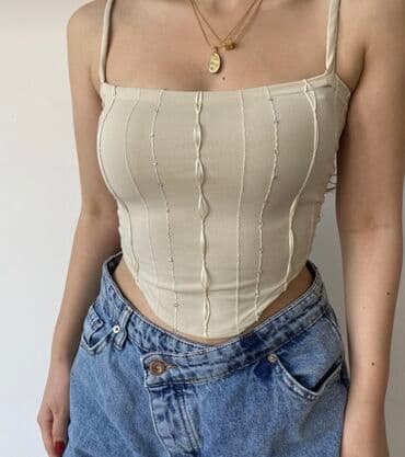 женские серые футболки: Top — 1