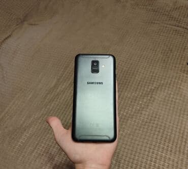 samsung a6 2018: Samsung Galaxy A6, 64 GB, rəng - Qara, Barmaq izi, İki sim kartlı, Face ID — 2
