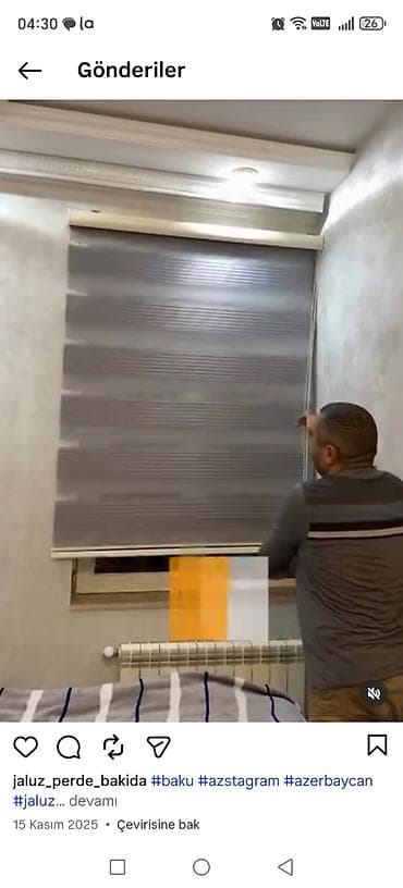 Şamlar: Zebra jalüz pərdə – interyerinizə uyğun müasir və funksional həll. - — 1