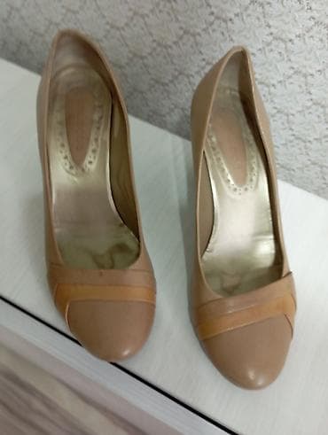 Tuflilər: Tuflilər, Ölçü: 37, rəng - Bej, İşlənmiş — 1