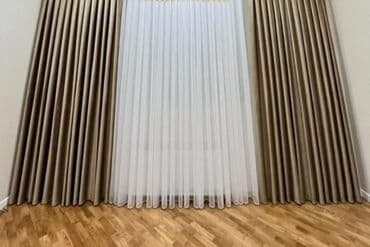 pərdə ikinci əl: Pəncərələri örtmək üçün nəzərdə tutulmuş ağ rəngli tül pərdə. Yüngül — 2
