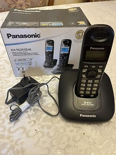 Panasonic KX-TG2512UA rəqəmsal simsiz telefon dəsti - DECT standartı lalafo.az -da Panasonic KX-TG2512UA rəqəmsal simsiz telefon dəsti - DECT standartı