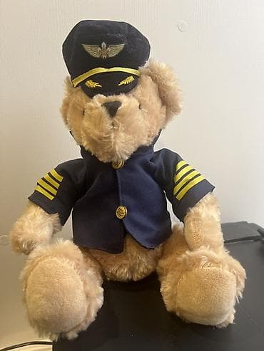 Pilot geyimli yumşaq ayı oyuncaq lalafo.az -da Pilot geyimli yumşaq ayı oyuncaq