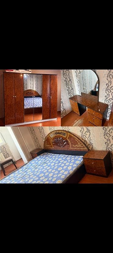 dolab mebel: İkinəfərlik çarpayı, Dolab, Komod, Termo, İşlənmiş — 1