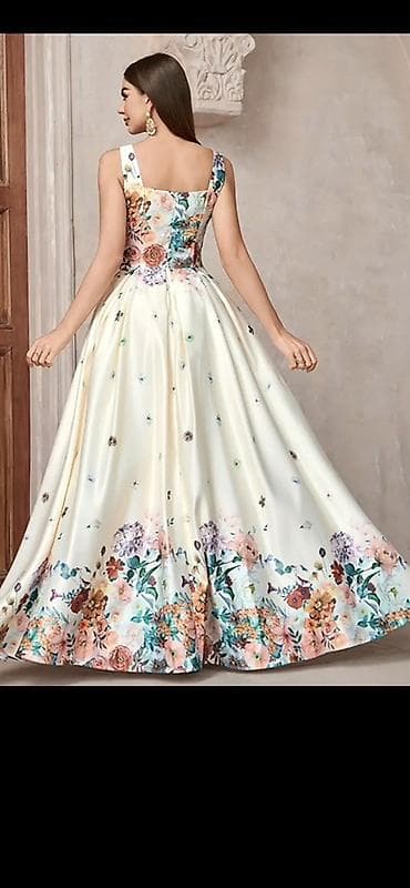 Zərif ziyafət/libas kolleksiyası Yenidir 1) Ağ off-shoulder ziyafət — 3