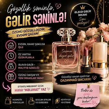 model axtarilir 2020: Gözəllik sənə gəlir – evdən qazanmaq fürsəti! Təklif: - Kosmetik — 1