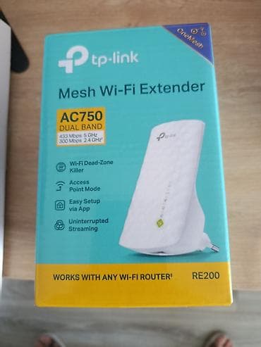 discover note 13 plus tablet: TP-Link RE200 Mesh Wi‑Fi Extender – AC750 Dual Band Xüsusiyyətlər: - — 1