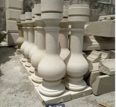 большие горшки для цветов: Bahar və yay çiçəkləri üçün nəzərdə tutulmuş, daşdan hazırlanmış — 44