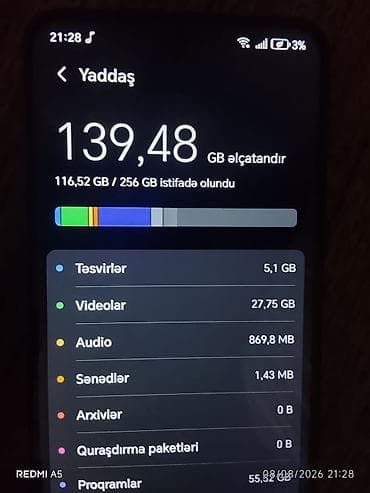 rog phone 7: Honor X7c, 256 GB, rəng - Qara, Sensor — 7
