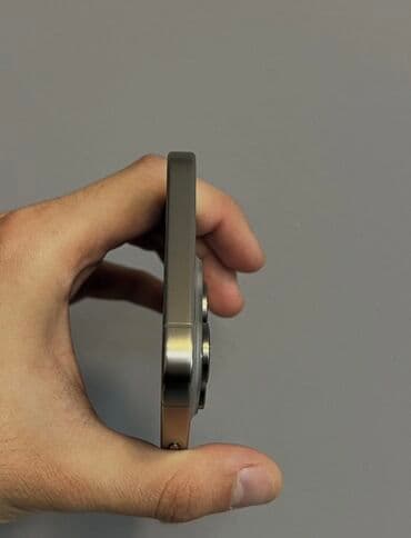 iphone s qiymeti: IPhone 15 Pro, 128 GB, Natural Titanium, Zəmanət, Kredit, Qırıq — 4