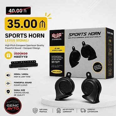 butun avto: Avtomobil siqnalları – yüksək səs gücü, keyfiyyətli diafraqma və — 4