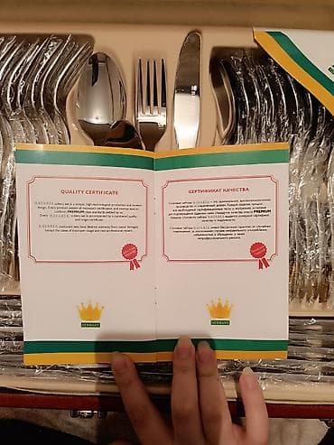 Bavaria paslanmayan poladdan çatal-bıçaq dəsti – premium keyfiyyətli